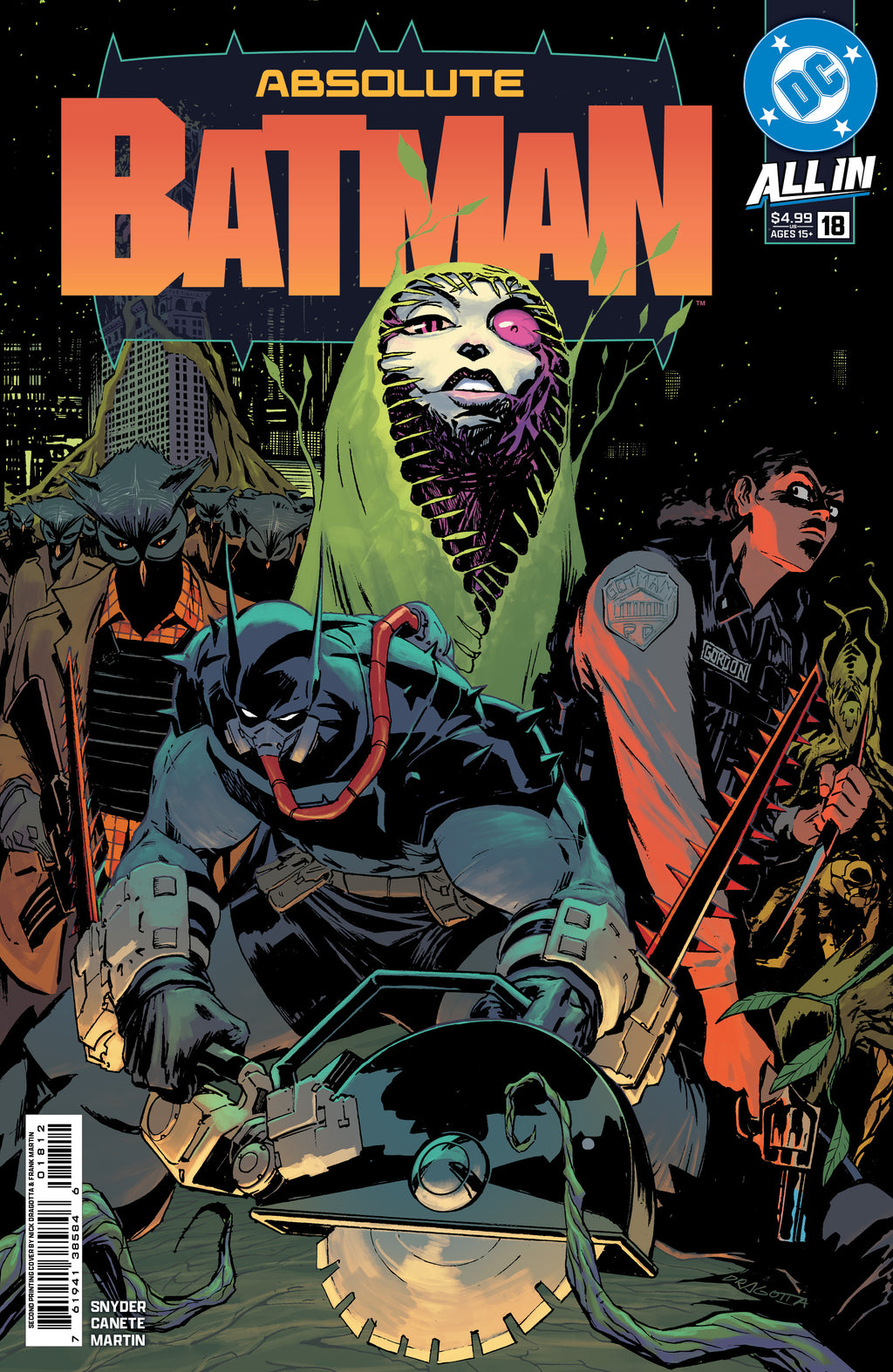 Absolute Batman #1-20 Complete Set (later Printings)