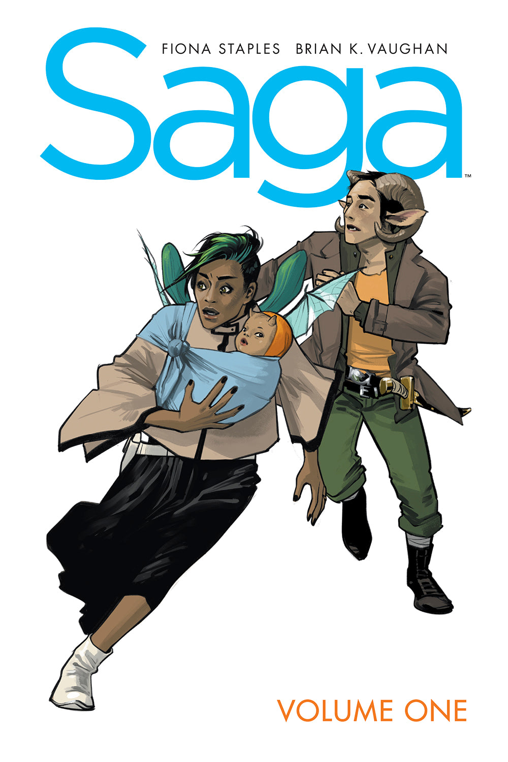 Saga Vol. 1 by Brian K. Vaughan & Fiona Staples – New Edition Trade Paperback