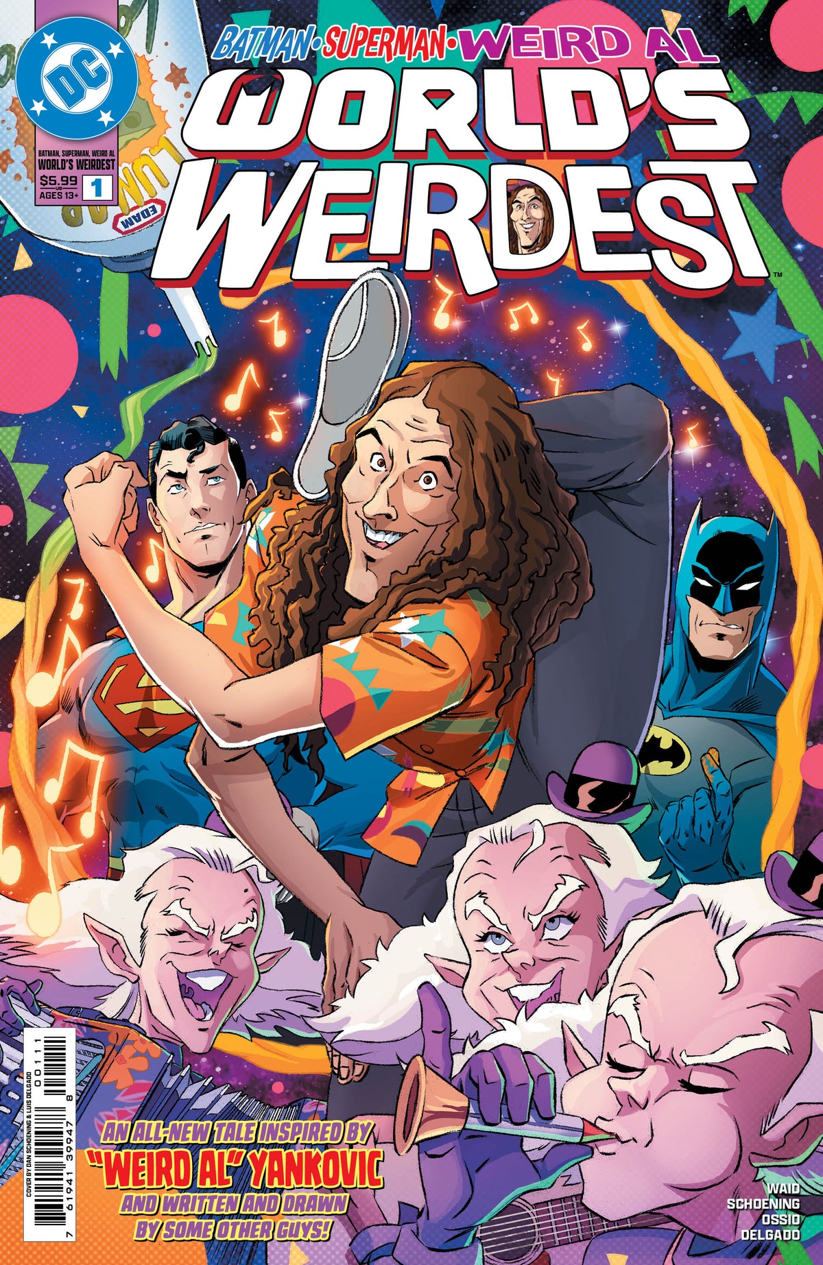 Batman Superman Weird Al Worlds Weirdest #1 (one Shot) Cover A Dan Schoening