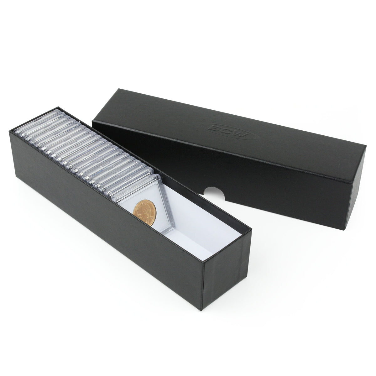 BCW Coin Box - 2x2x9 - Black