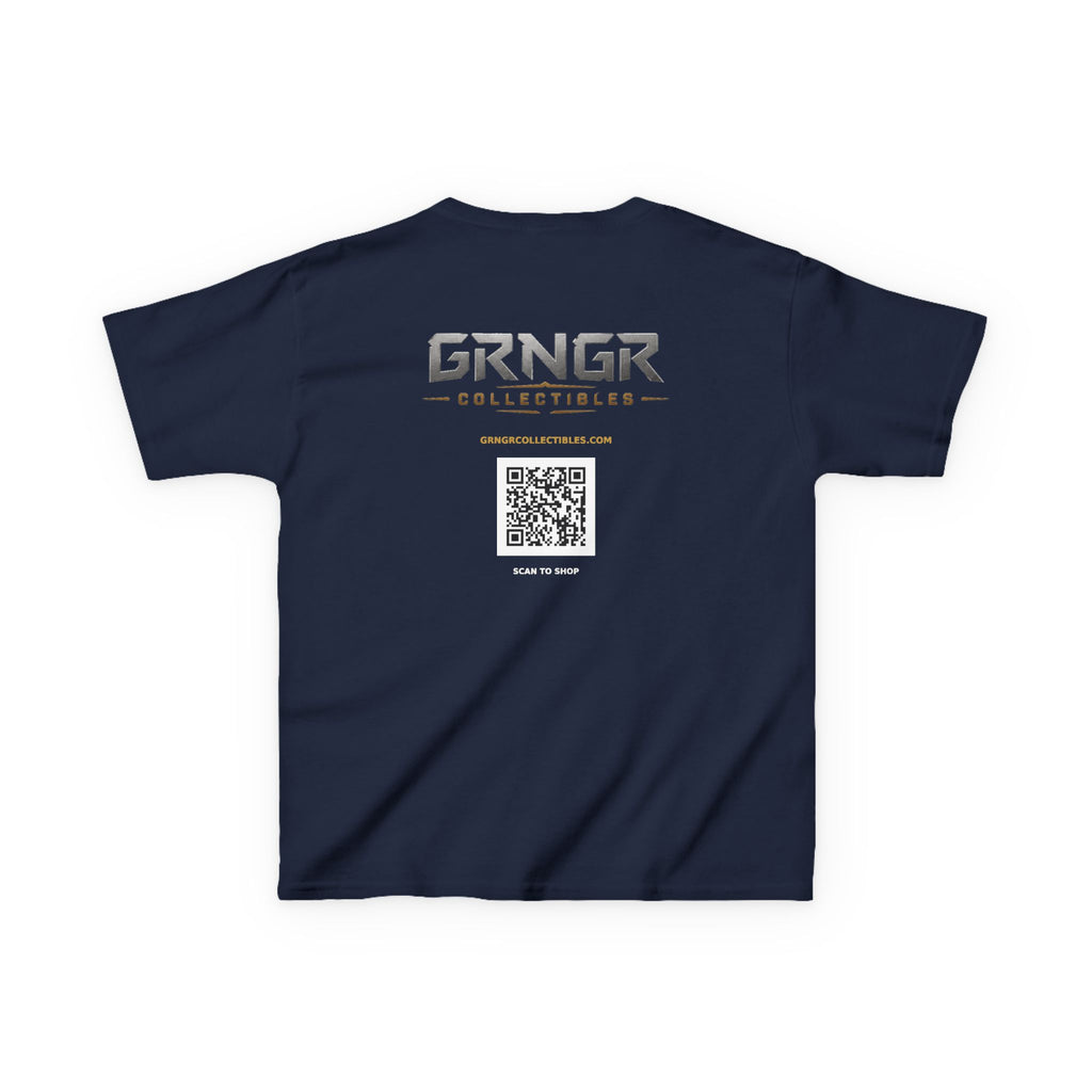 GRNGR Logo Kids Tee | GRNGR Collectibles QR Back