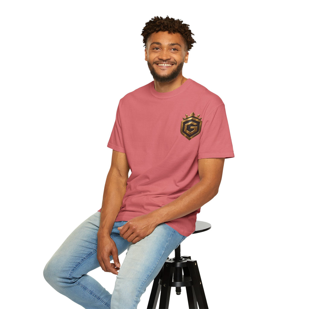 GRNGR Collectibles Logo T-Shirt — QR Back Graphic Tee