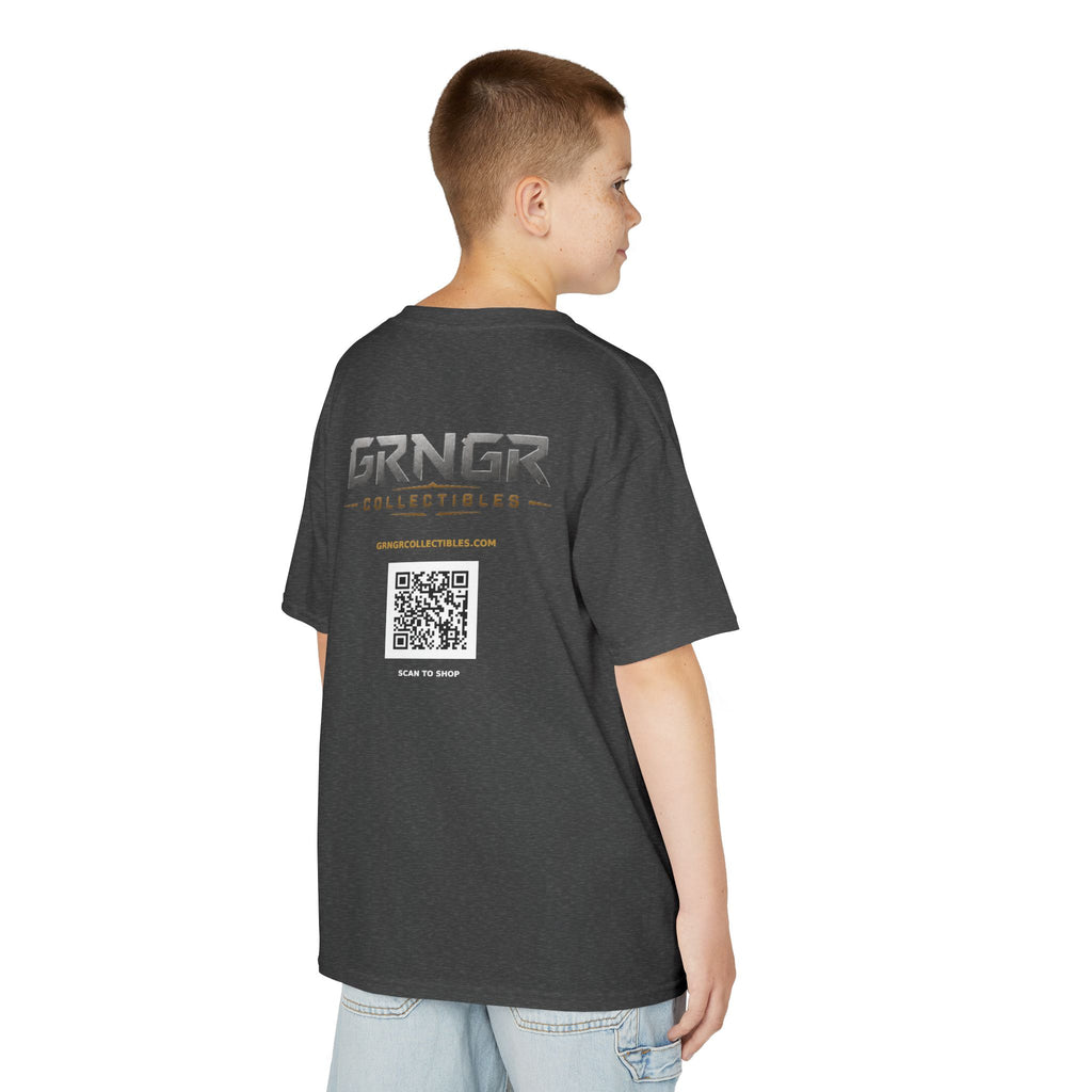 GRNGR Logo Kids Tee | GRNGR Collectibles QR Back