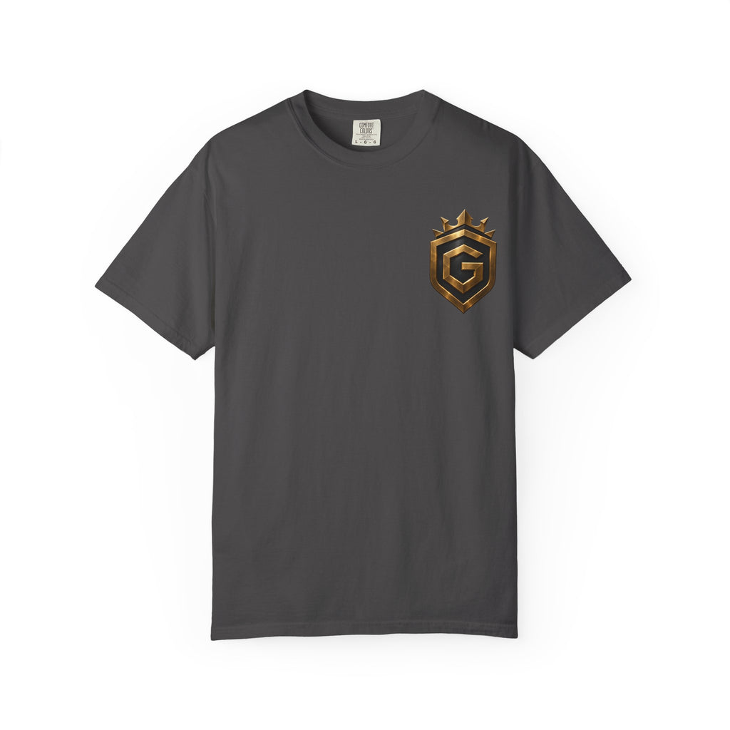 GRNGR Collectibles Logo T-Shirt — QR Back Graphic Tee