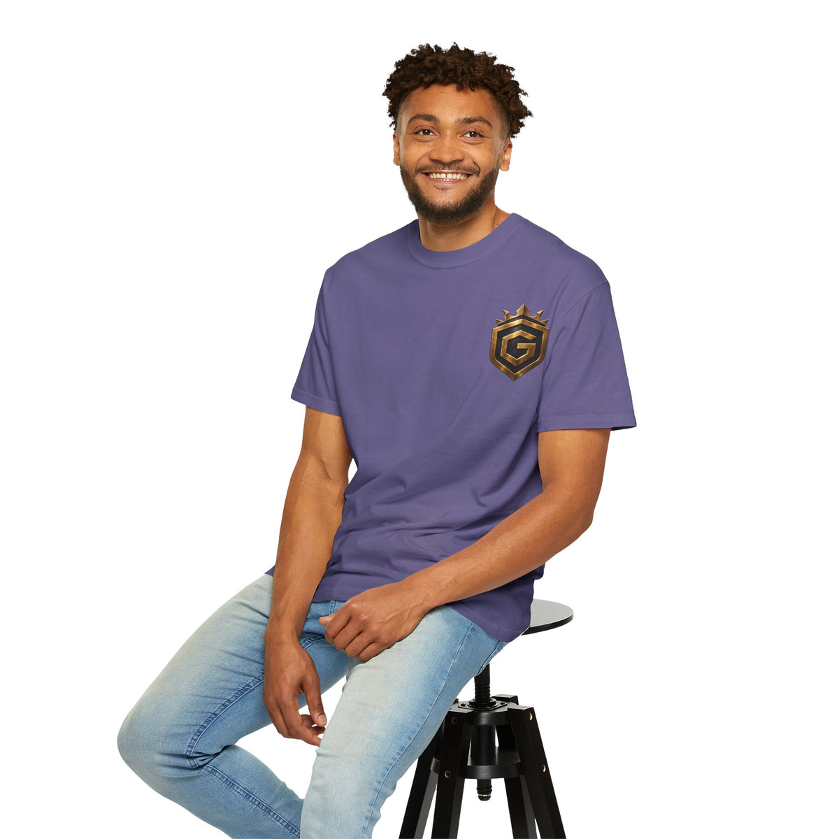 GRNGR Collectibles Logo T-Shirt — QR Back Graphic Tee