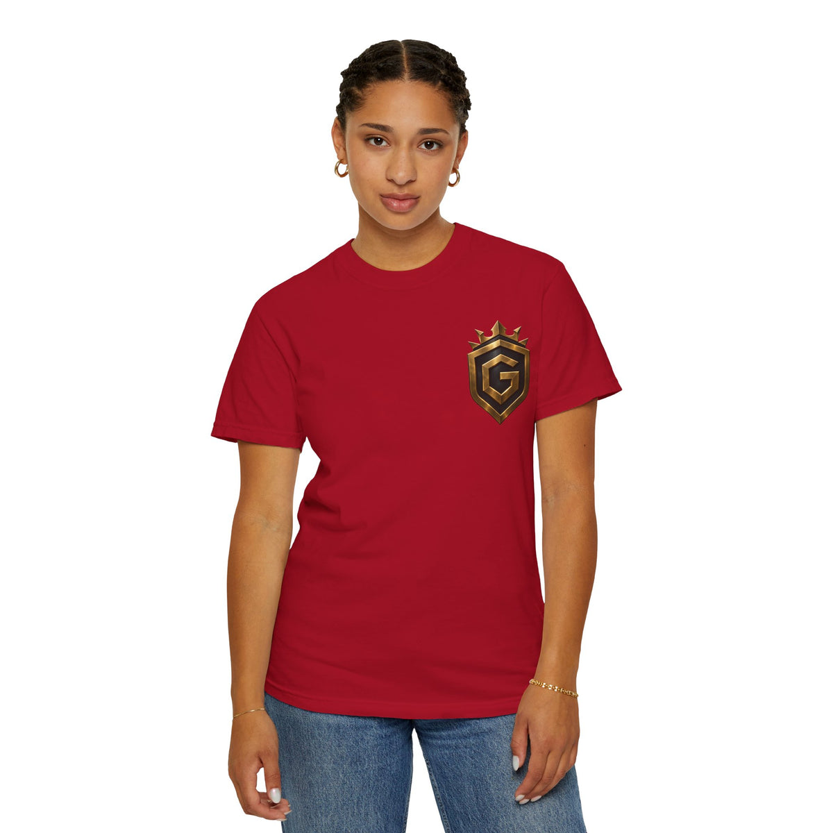 GRNGR Collectibles Logo T-Shirt — QR Back Graphic Tee