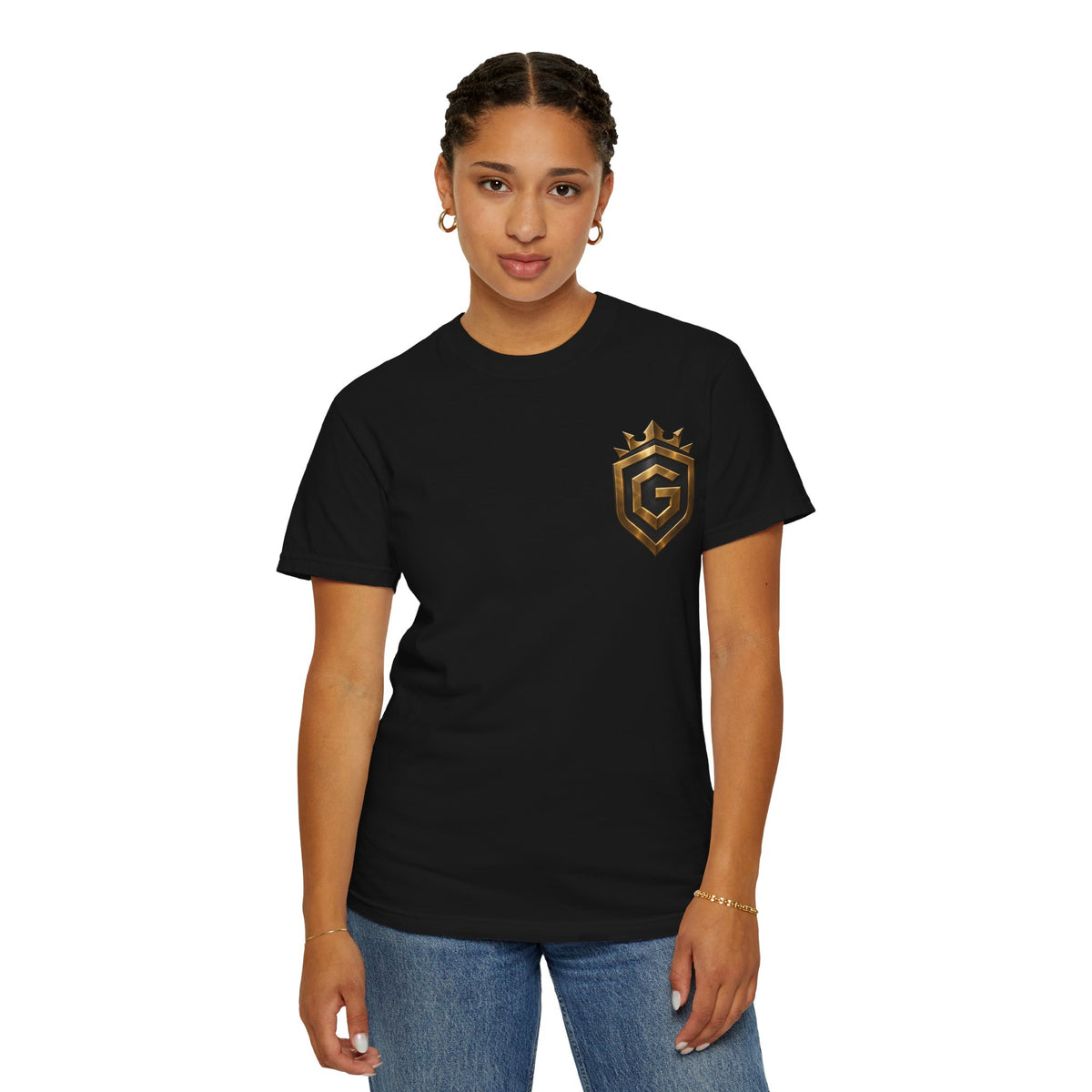 GRNGR Collectibles Logo T-Shirt — QR Back Graphic Tee