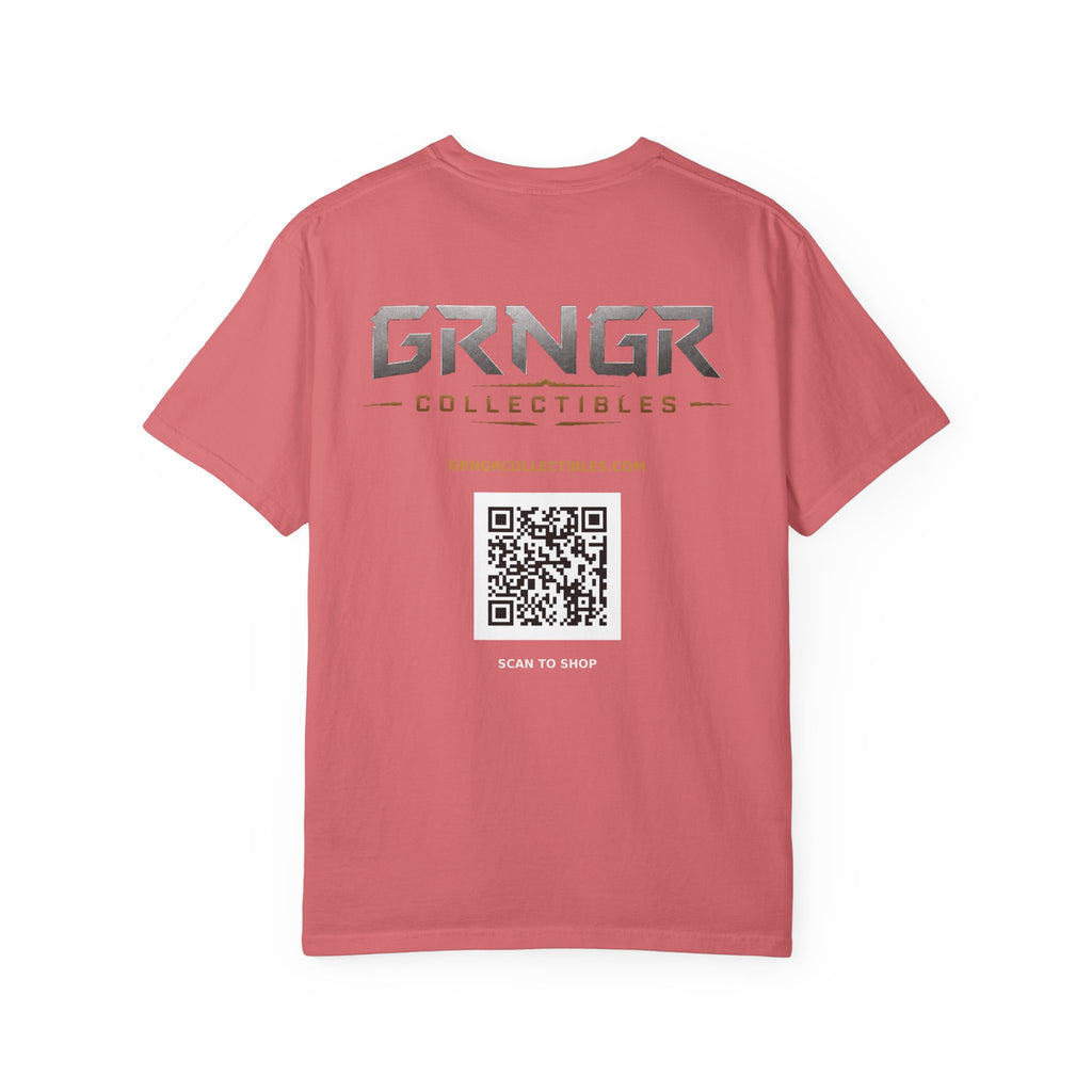 GRNGR Collectibles Logo T-Shirt — QR Back Graphic Tee