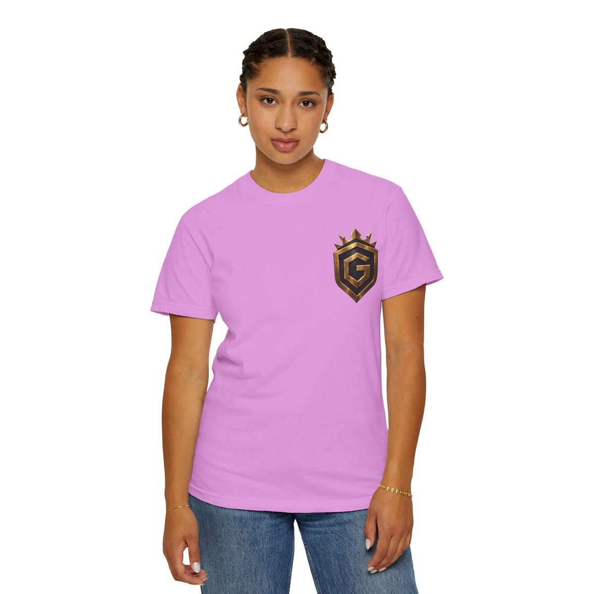 GRNGR Collectibles Logo T-Shirt — QR Back Graphic Tee