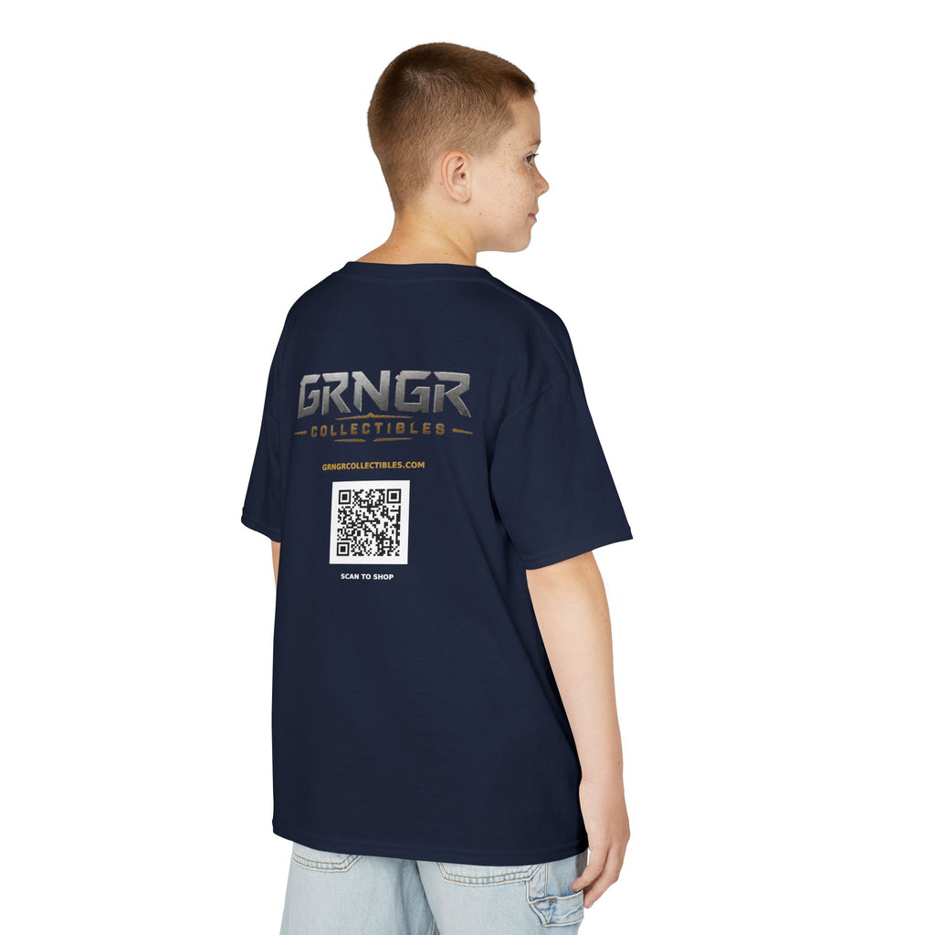 GRNGR Logo Kids Tee | GRNGR Collectibles QR Back