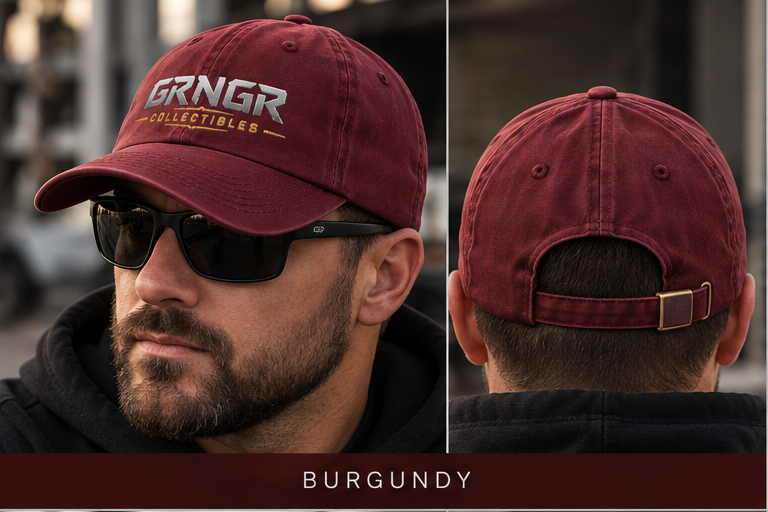 GRNGR Collectibles Embroidered Dad Hat — Vintage Streetwear Cap