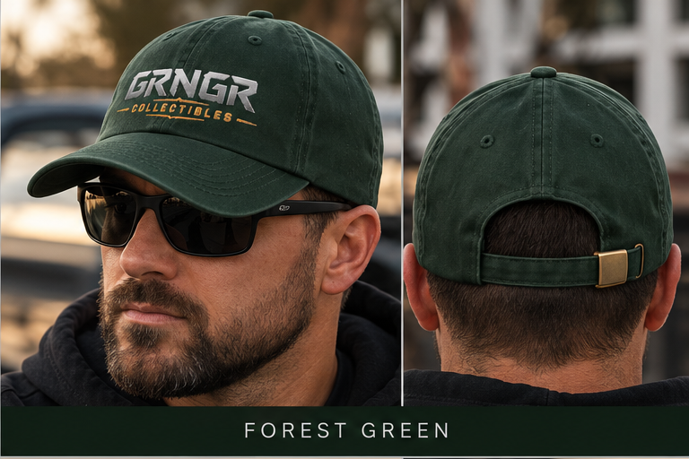 GRNGR Collectibles Embroidered Dad Hat — Vintage Streetwear Cap