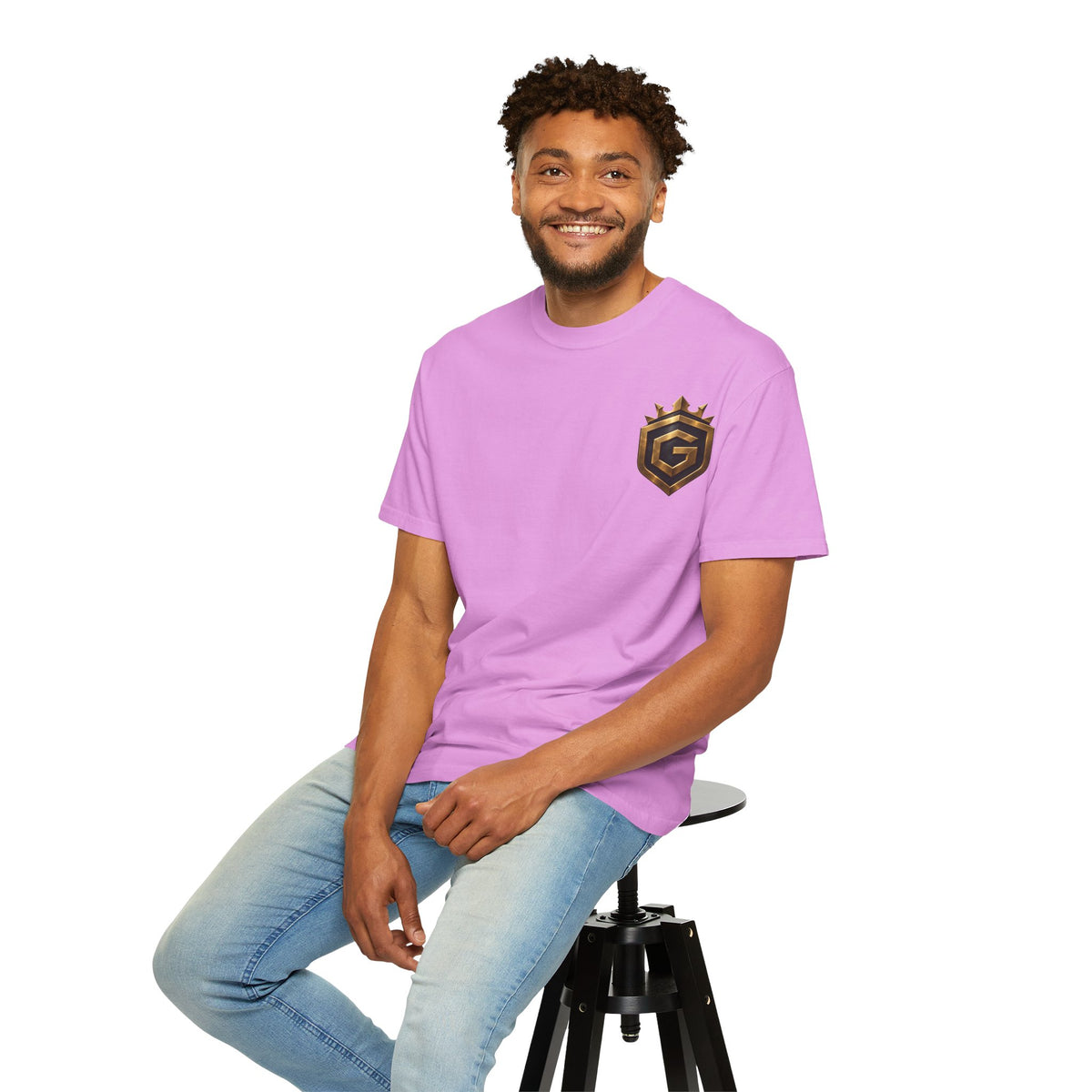 GRNGR Collectibles Logo T-Shirt — QR Back Graphic Tee