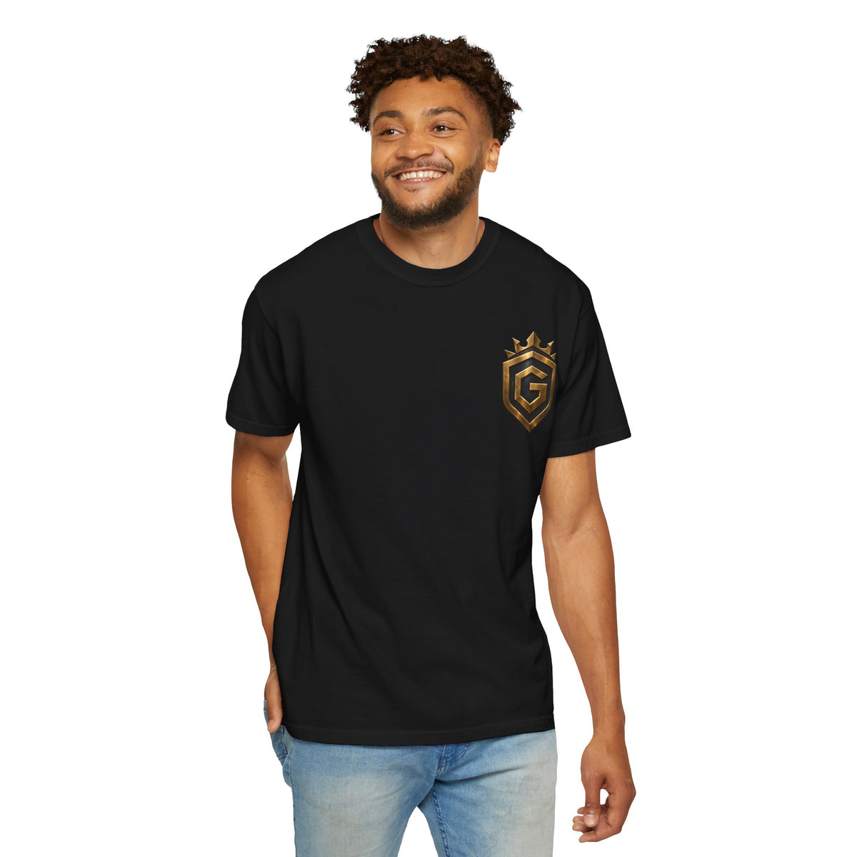 GRNGR Collectibles Logo T-Shirt — QR Back Graphic Tee