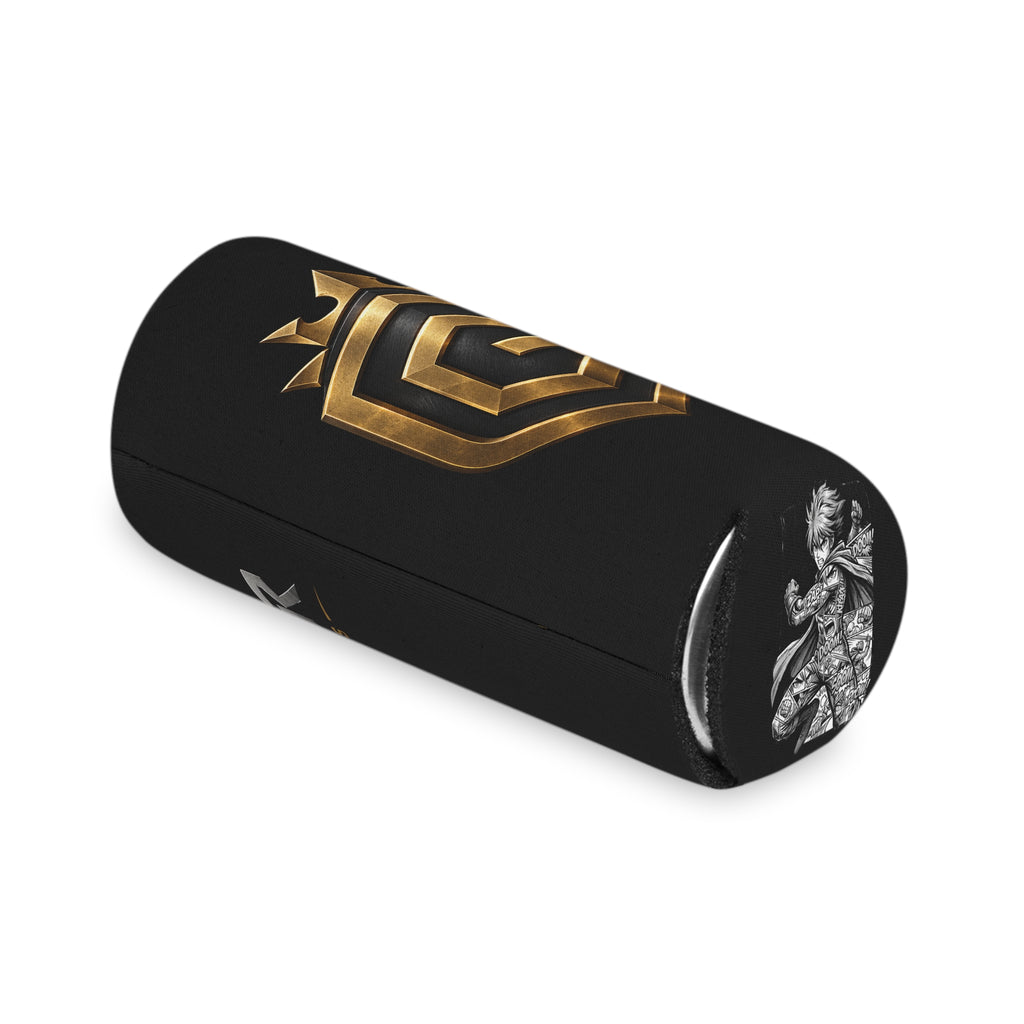 Black Can Cooler with Gold Crest – GRNGR Collectibles Logo QR