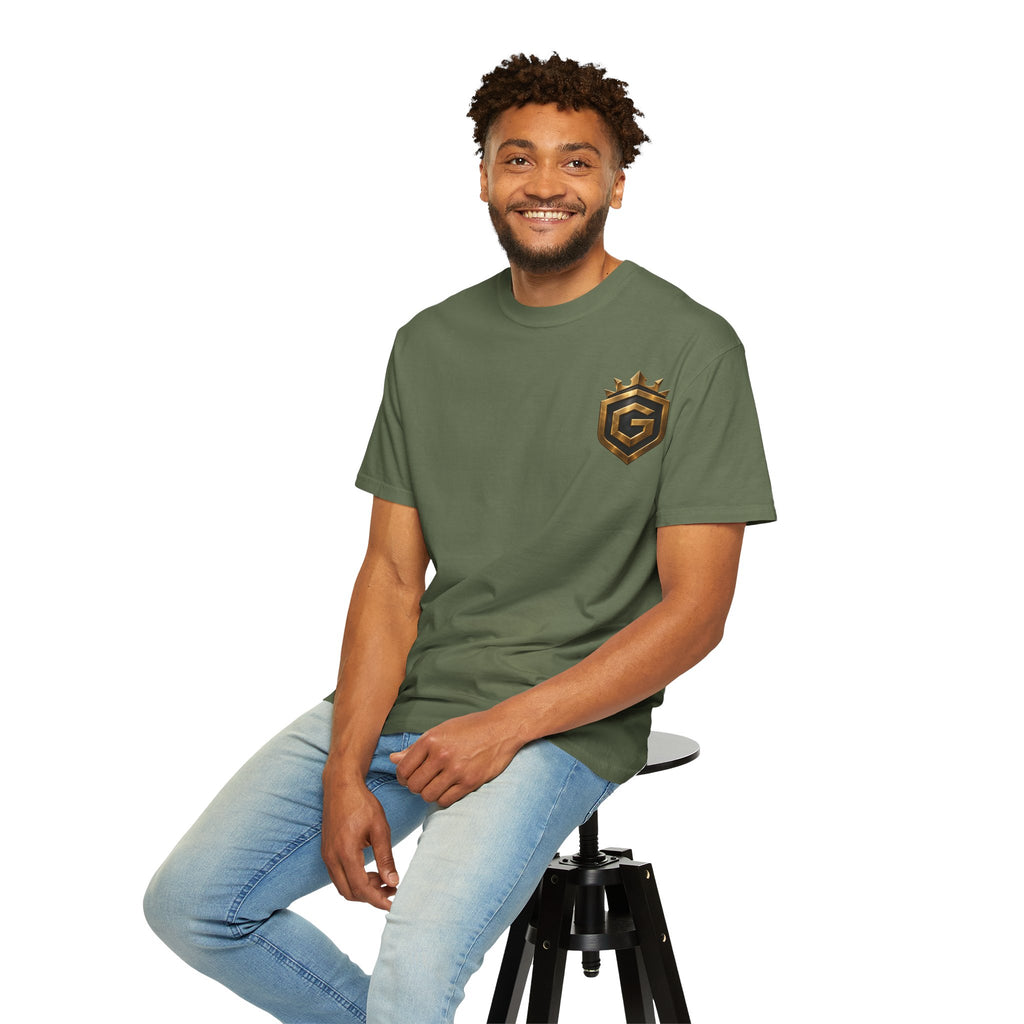 GRNGR Collectibles Logo T-Shirt — QR Back Graphic Tee