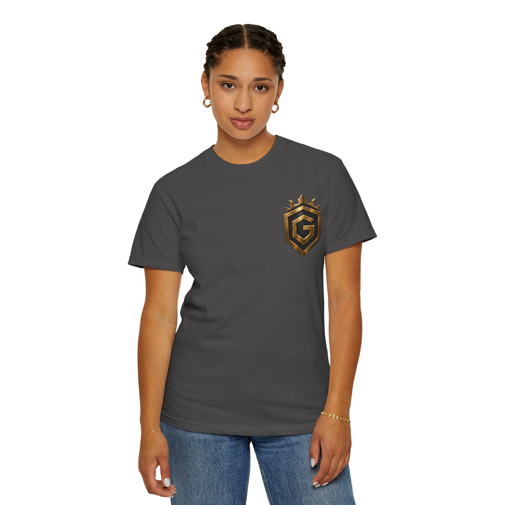 GRNGR Collectibles Logo T-Shirt — QR Back Graphic Tee