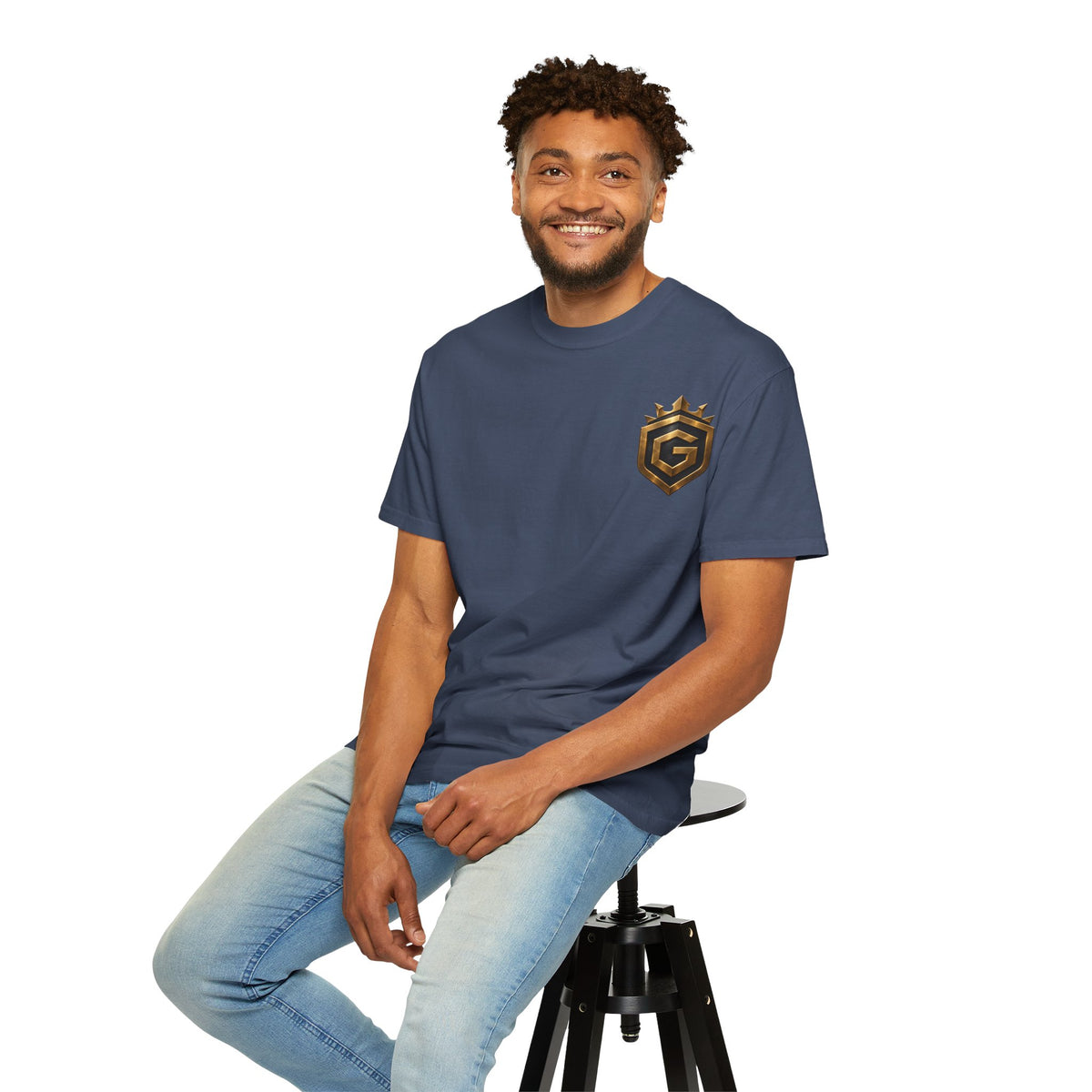 GRNGR Collectibles Logo T-Shirt — QR Back Graphic Tee