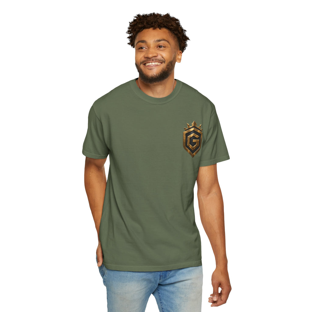 GRNGR Collectibles Logo T-Shirt — QR Back Graphic Tee