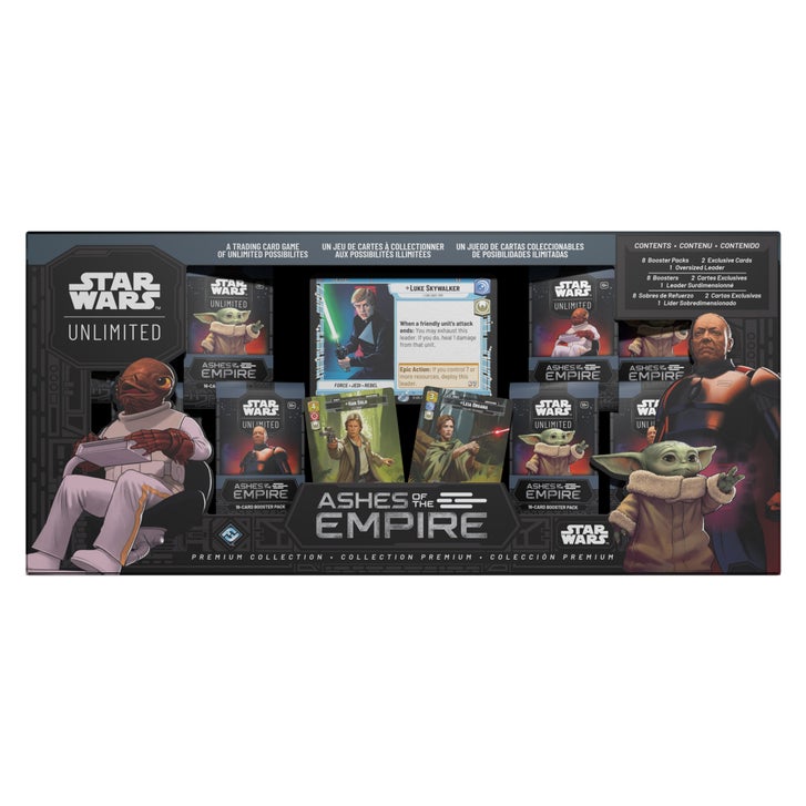 Star Wars: Unlimited – Ashes of the Empire Premium Collection Costco Exclusive Bundle