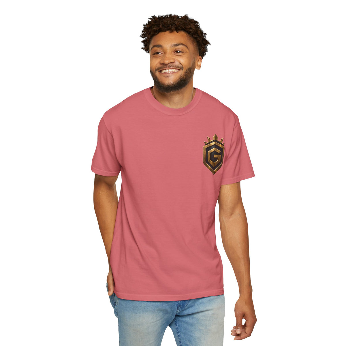 GRNGR Collectibles Logo T-Shirt — QR Back Graphic Tee