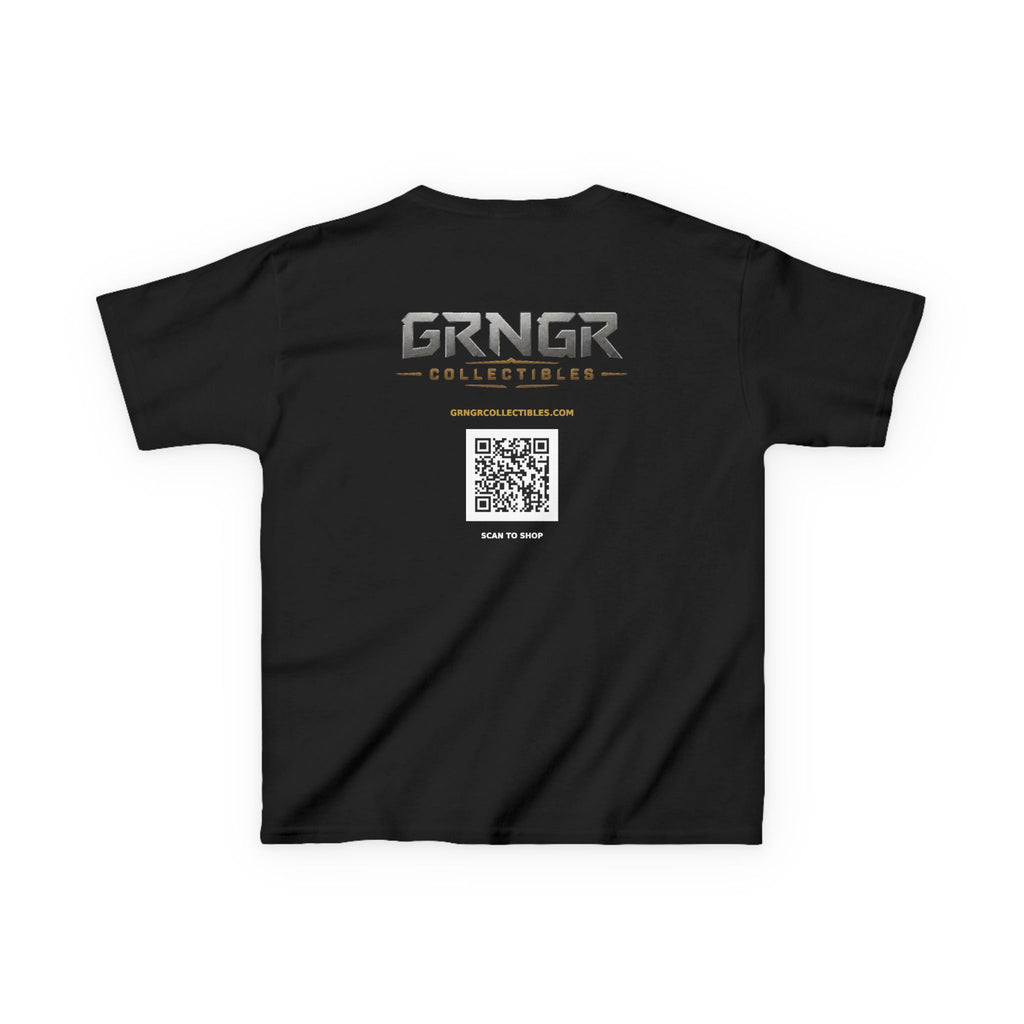 GRNGR Logo Kids Tee | GRNGR Collectibles QR Back