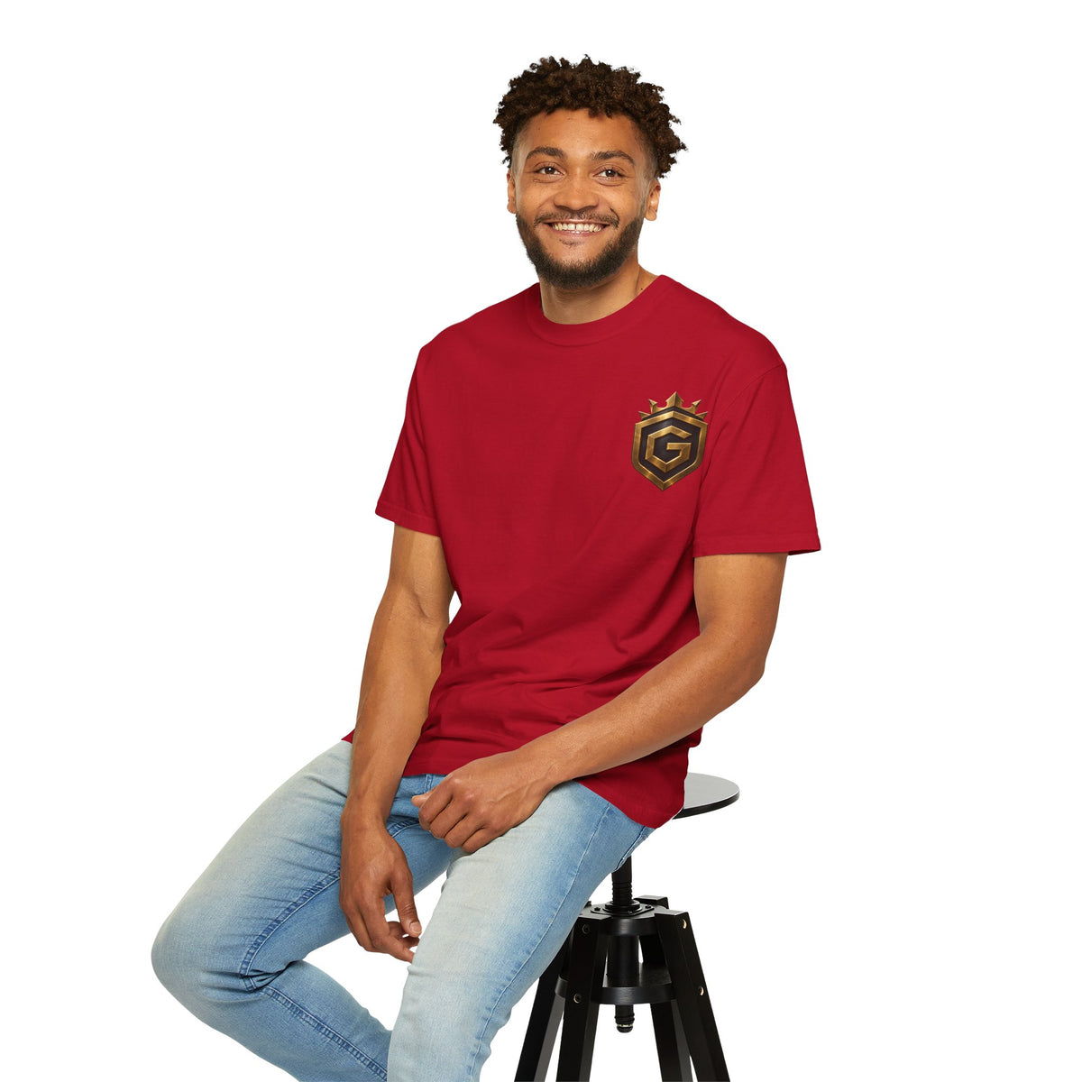 GRNGR Collectibles Logo T-Shirt — QR Back Graphic Tee