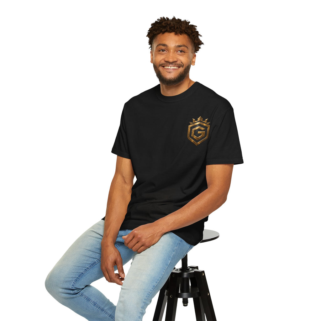 GRNGR Collectibles Logo T-Shirt — QR Back Graphic Tee