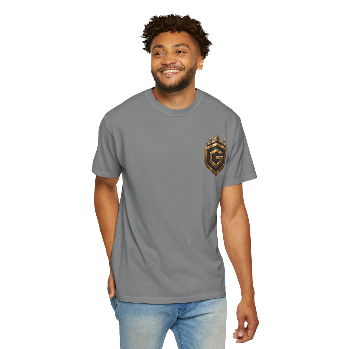 GRNGR Collectibles Logo T-Shirt — QR Back Graphic Tee