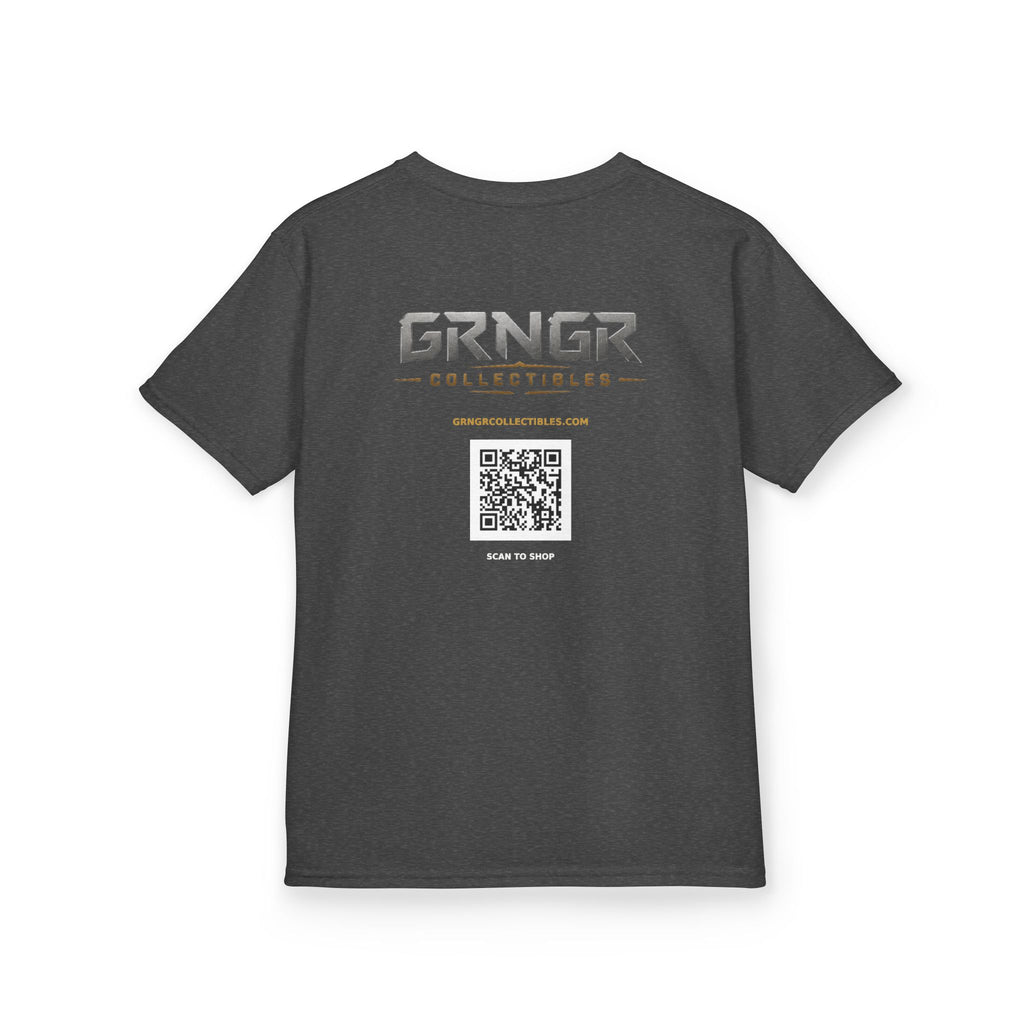 GRNGR Logo Kids Tee | GRNGR Collectibles QR Back