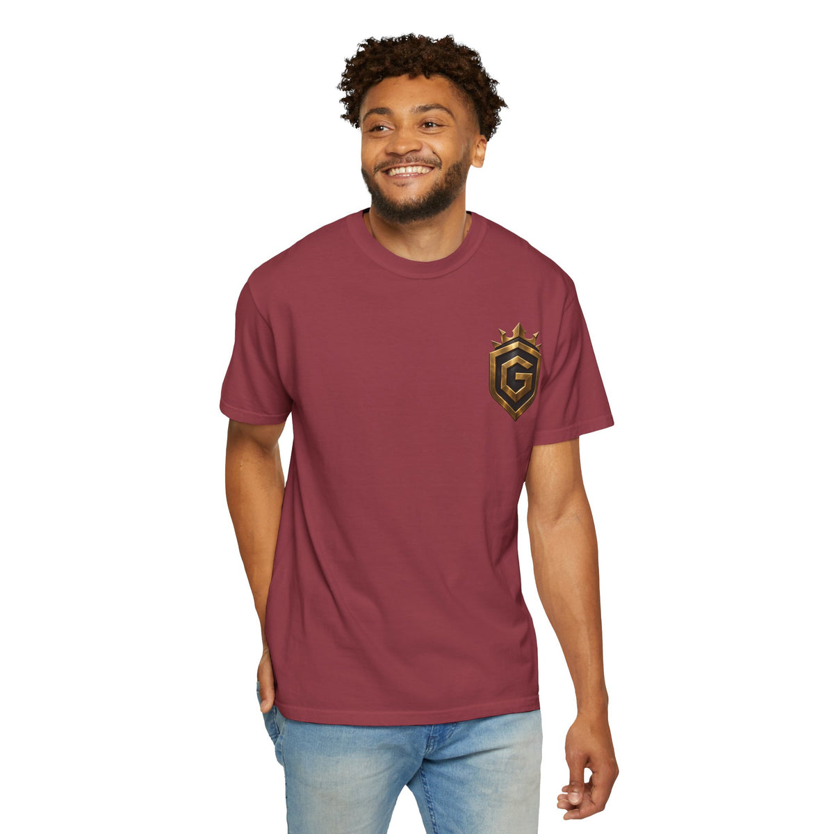 GRNGR Collectibles Logo T-Shirt — QR Back Graphic Tee