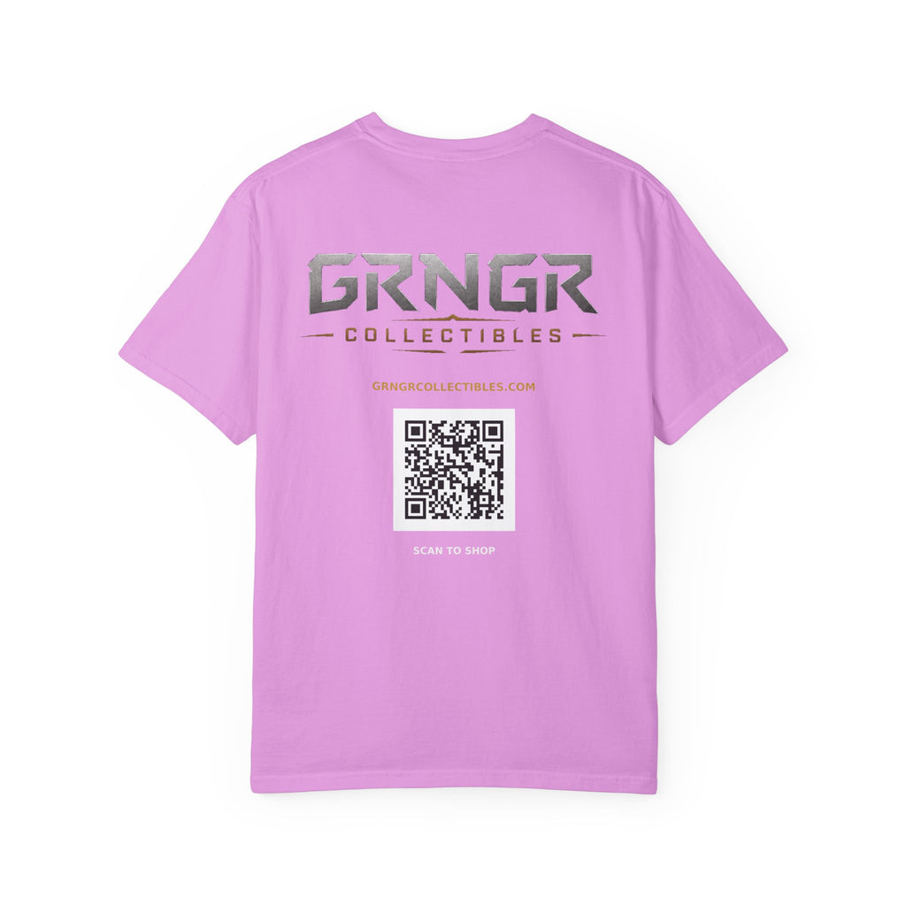 GRNGR Collectibles Logo T-Shirt — QR Back Graphic Tee