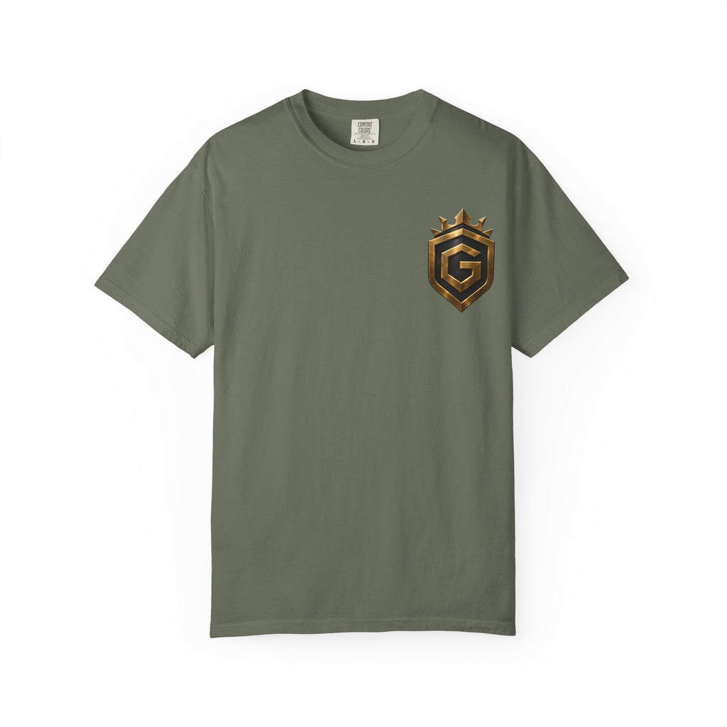 GRNGR Collectibles Logo T-Shirt — QR Back Graphic Tee