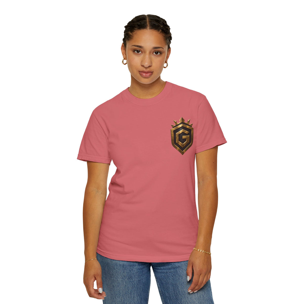 GRNGR Collectibles Logo T-Shirt — QR Back Graphic Tee