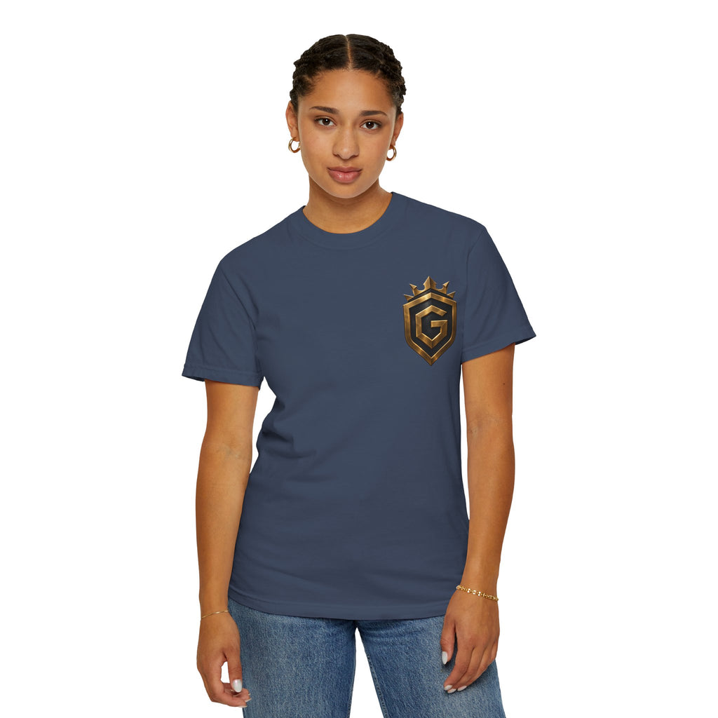 GRNGR Collectibles Logo T-Shirt — QR Back Graphic Tee