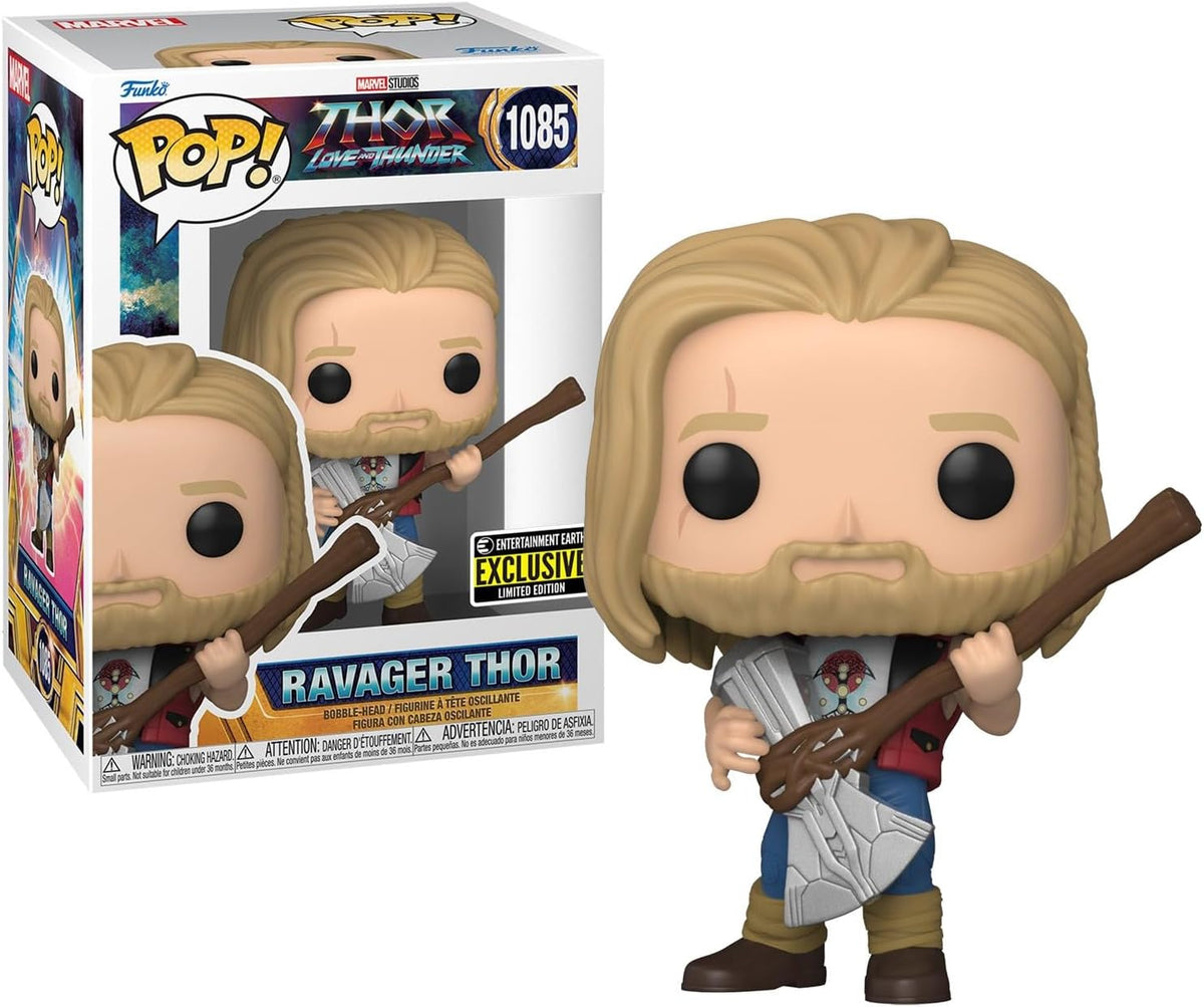 Thor Love and Thunder Funko Pop! 3-Figure Set - Ravager Thor, Valkyrie & Gorr