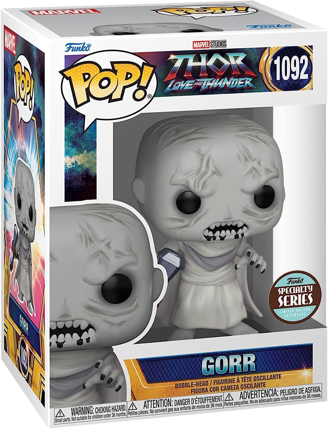Thor Love and Thunder Funko Pop! 3-Figure Set - Ravager Thor, Valkyrie & Gorr