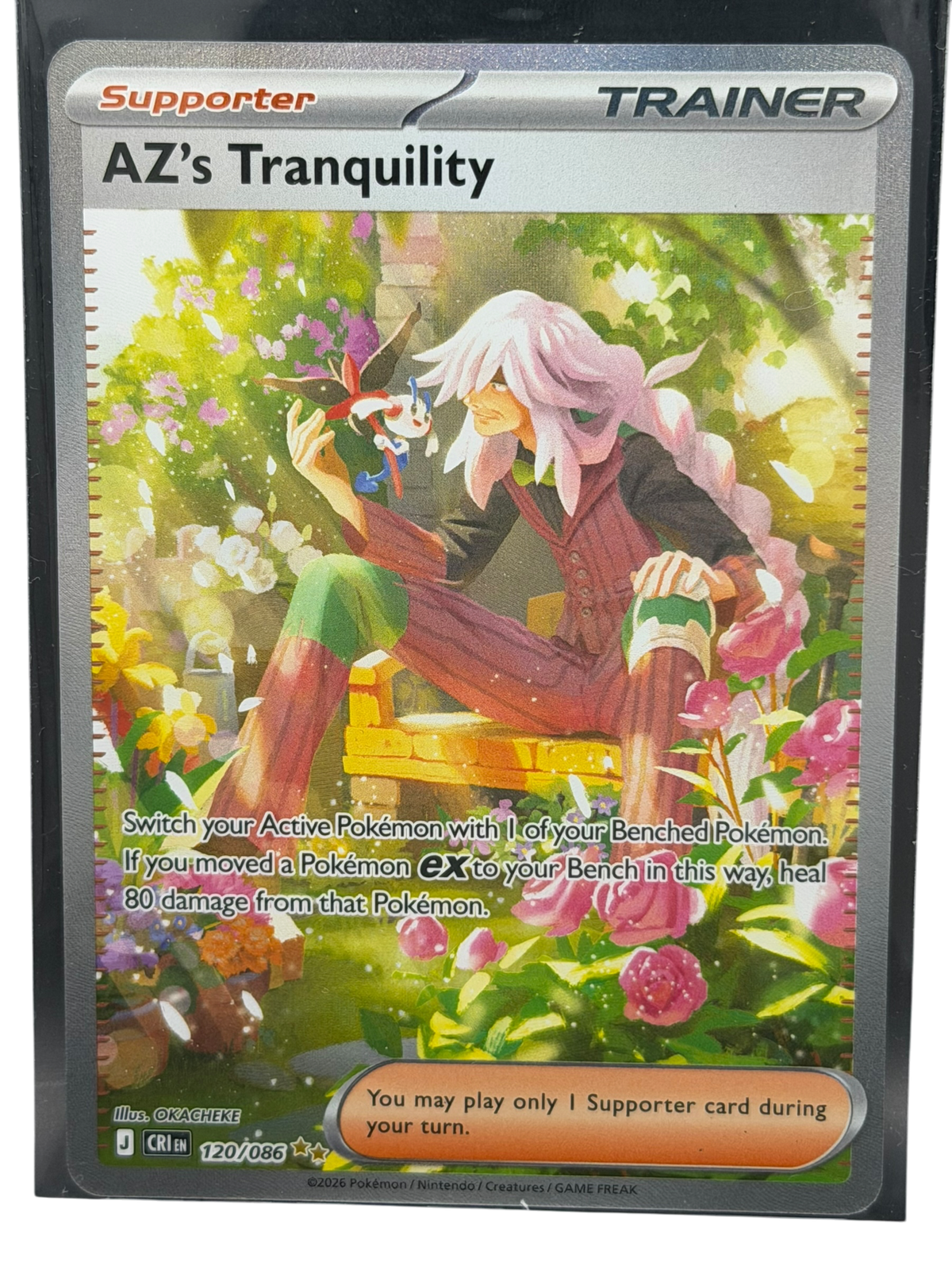 2026 Pokémon Chaos Rising AZ's Tranquility #120 Ultra Rare