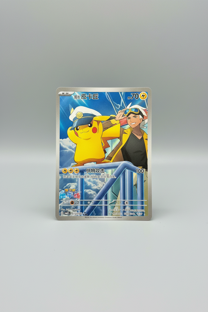 2026 Pokémon Simplified Chinese CBB5C Captain Pikachu #0107 Art Rare