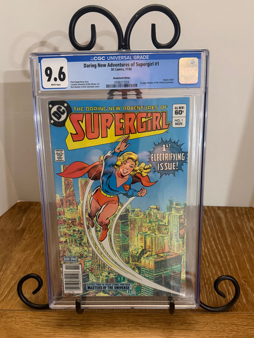 The Daring New Adventures of Supergirl #1 (1982) Newsstand – CGC 9.6