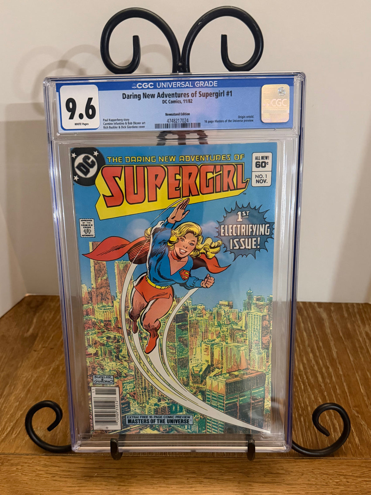 The Daring New Adventures of Supergirl #1 (1982) Newsstand – CGC 9.6