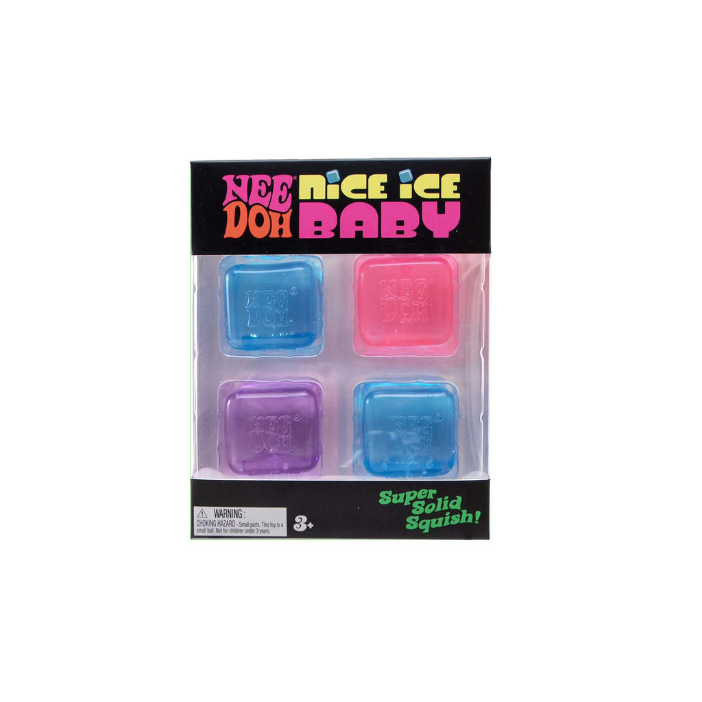 NeeDoh Nice Ice Baby Sensory Toys – 4 Pack (Colors May Vary)