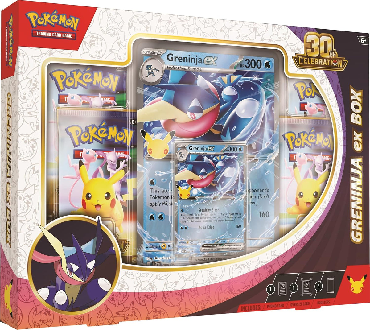 Pokémon TCG: 30th Celebration Greninja ex Box