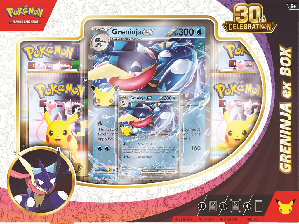 Pokémon TCG: 30th Celebration Greninja ex Box