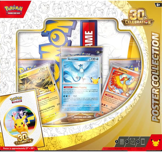 Pokémon Trading Card Game: 30th Celebration Poster Collection
