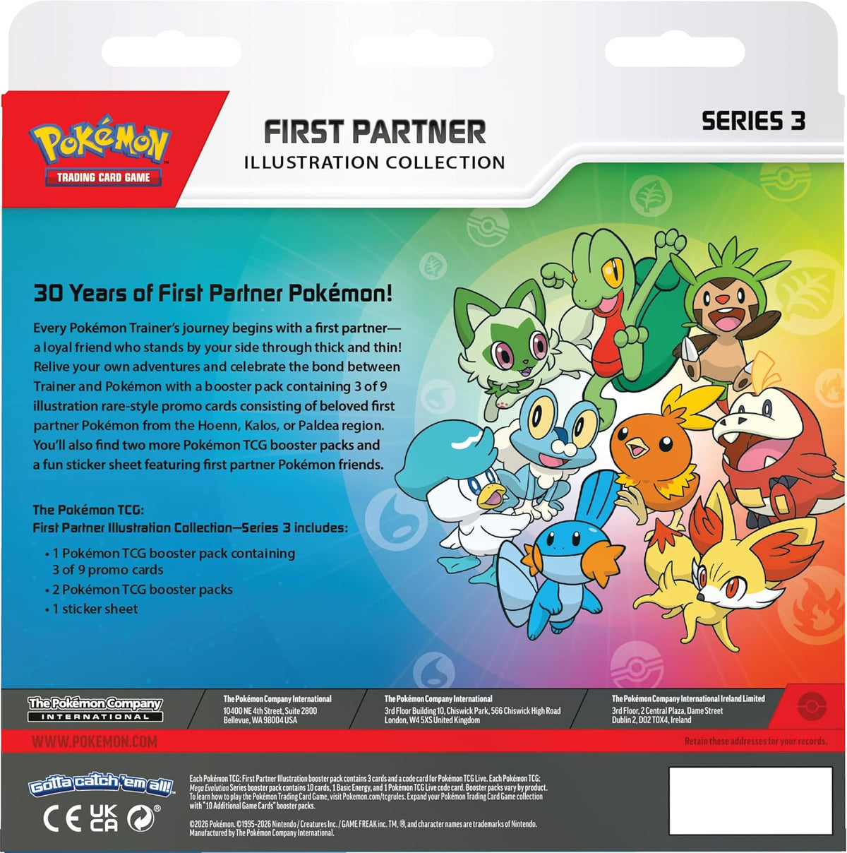 Pokemon TCG First Partner Series 3 Collection - Sealed